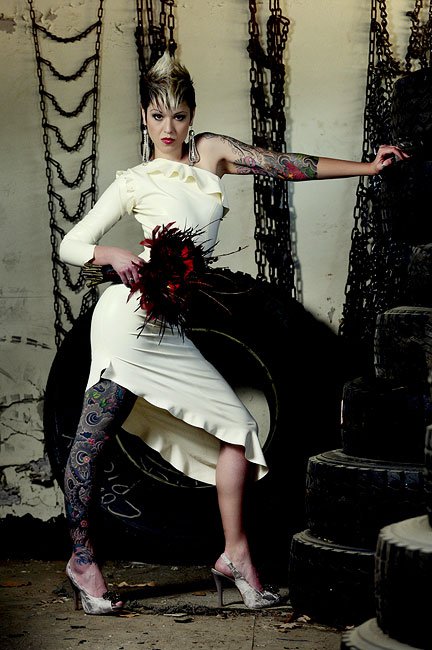 Asymmetrical Gown