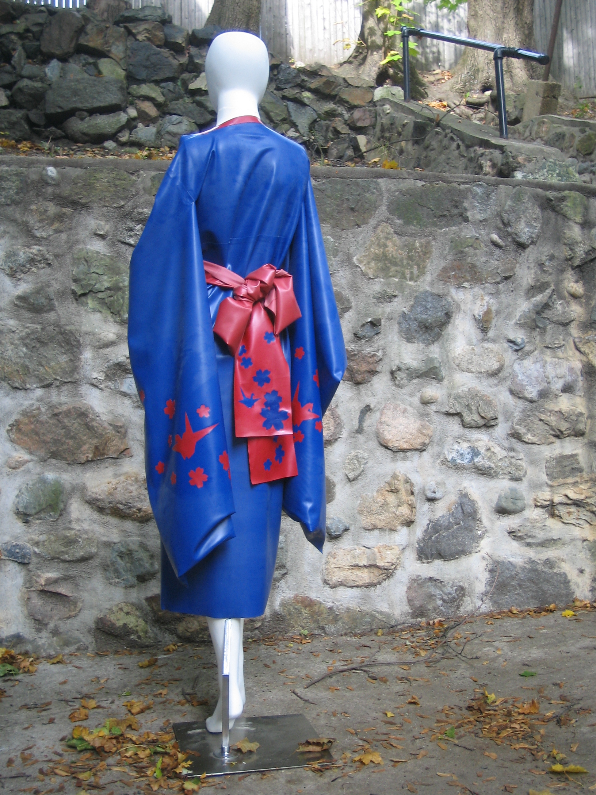 Long Kimono with Cherry Blossoms