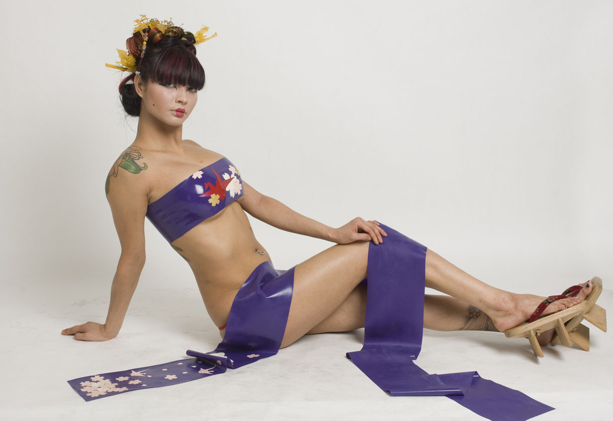 Origami Crane Bandeau Top