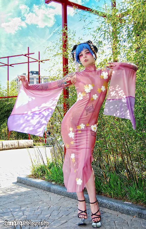 Two Tone Kimono Sleeves