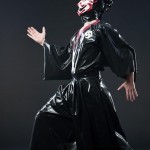 latex kimono, latex samurai, latex fashion