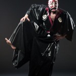 latex kimono, latex samurai, latex fashion