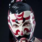 latex kimono, latex samurai, latex fashion