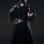 latex kimono, latex samurai, latex fashion