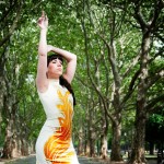 Latex China Dress, Latex Dragon Dress, Latex Kimono