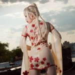 Yan Yee Dragon Back dragon dress, latex china dress, china girl
