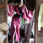 Short Sleeved, Long Length Kimono