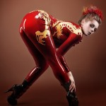 Apnea, latex catsuit, dragon catsuit