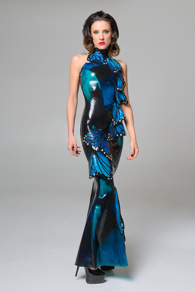 Butterfly Mermaid Gown Dawnamatrix