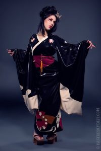 Crane Kimono