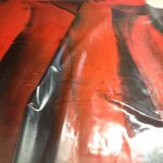 Red / Black Marbled Latex