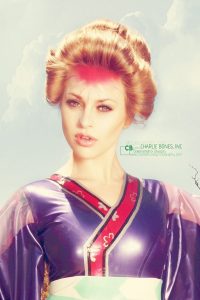 Miss Renata, Charlie B, Latex Kimono